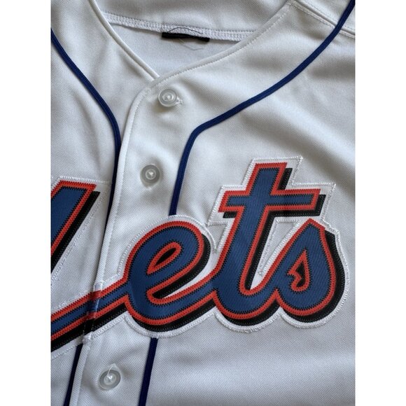 Vintage Y2K New York Mets David Wright #5 Baseball Jersey MLB White Shirt Rare - Picture 9 of 15